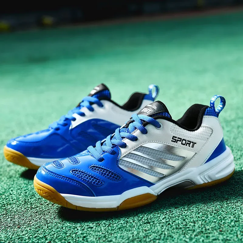 

Professional Men Badminton Shoes Volleyball Indoor Outdoor Women Court Tennis Sneakers for Training Breathable Sport Big Size
