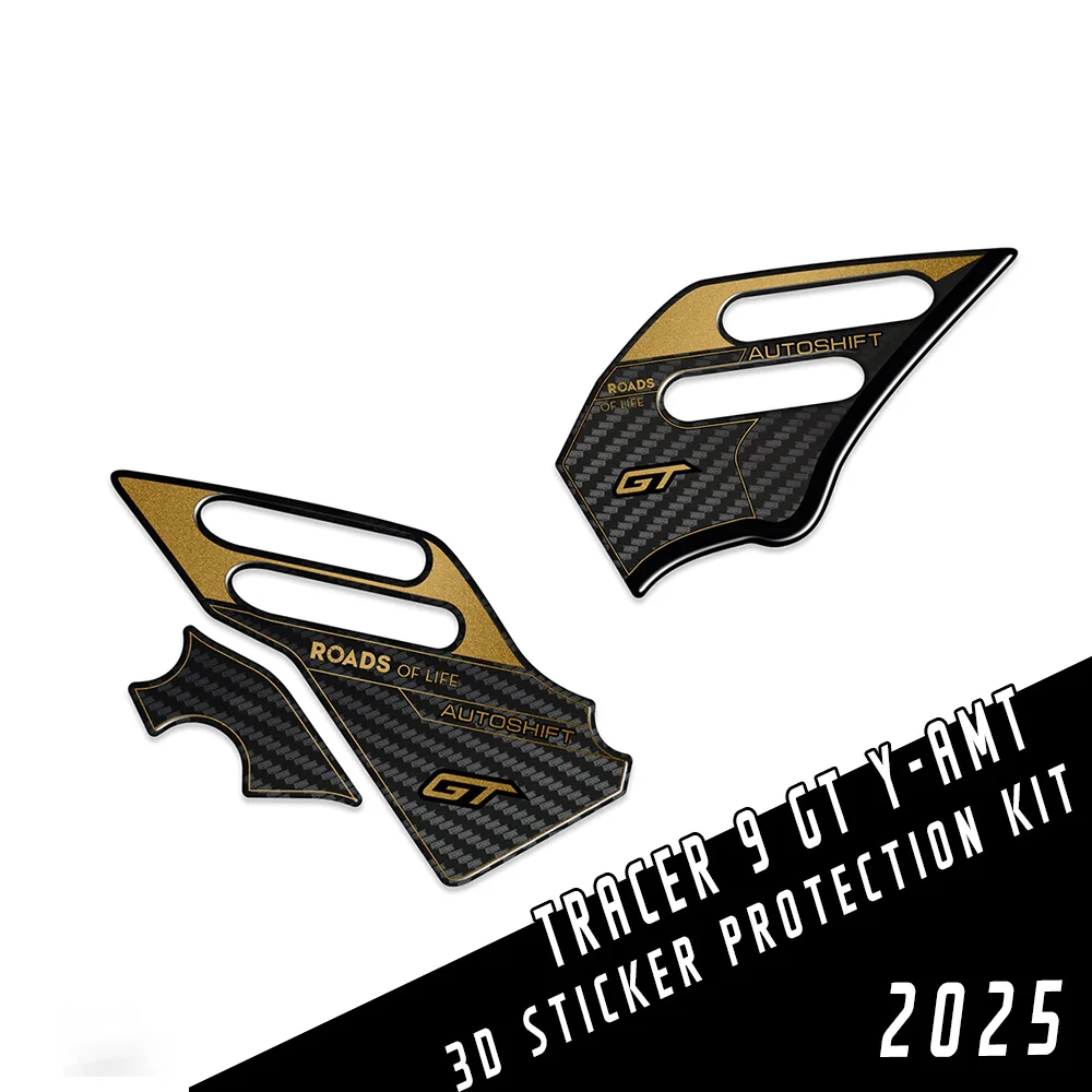 

For Tracer 9 GT Y-AMT Stickers Tracer 9GT Y AMT 2025 Motorcycle Accessories 3D Epoxy Stickers Heel Protection Kit
