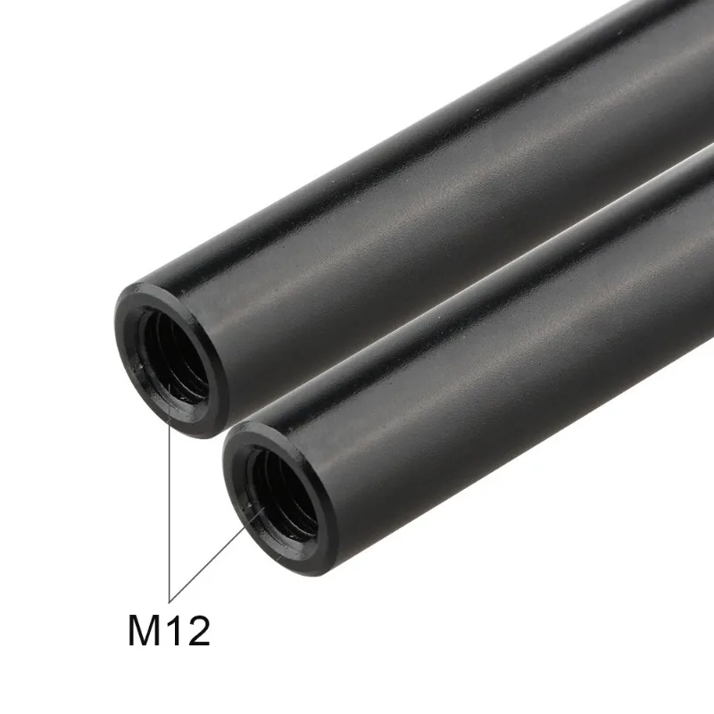 Diameter 15MM Length 45CM Round Tube Round Rod For Photography Camera Accessories (Pack of 2)