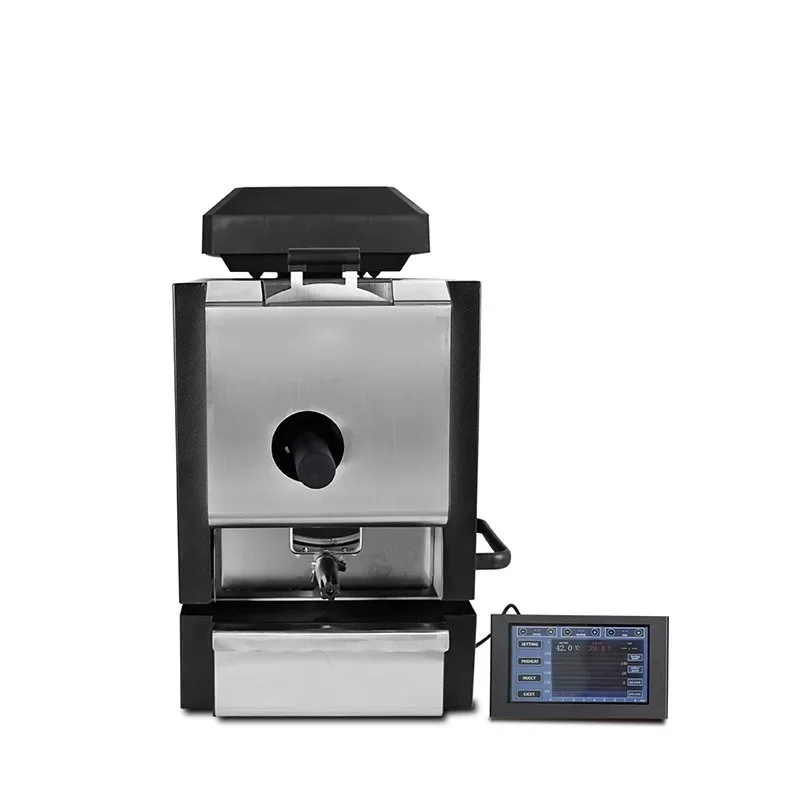 The roaster is equipped with a dual system for coffee automatic coffee roasting machine