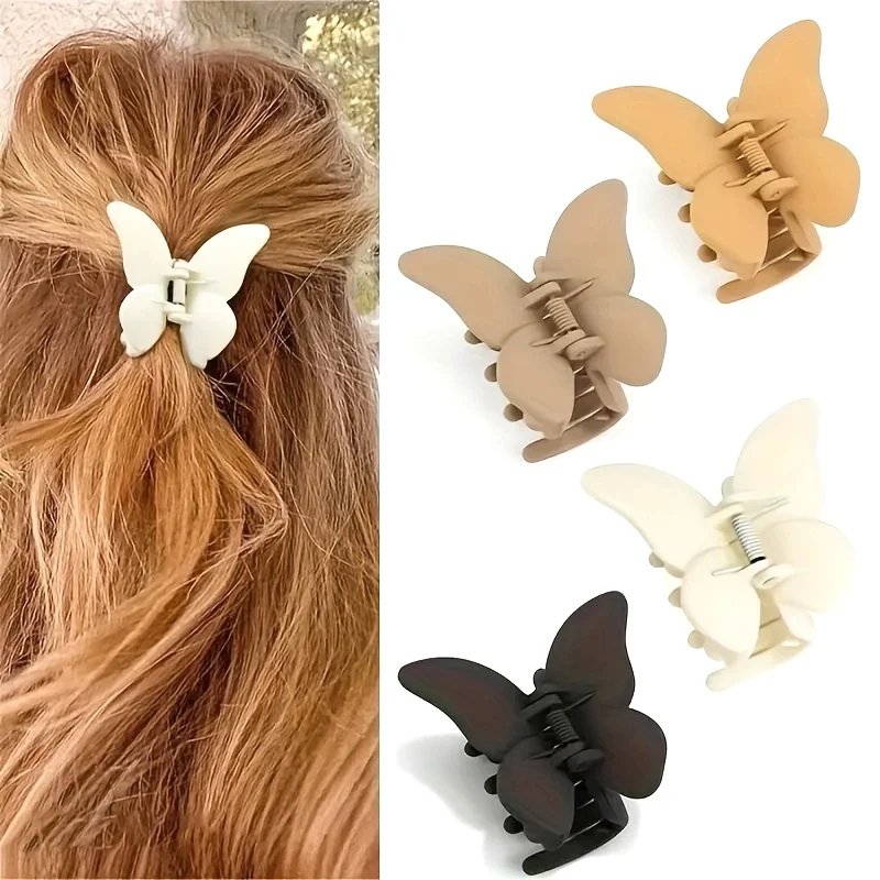 

1pc Butterfly Claw Clip Women Elegant Hair Accessories Fashion Hair Clamp Suitable for All Hair Types Daily Wear Party Styling