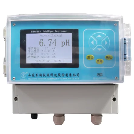 

Industrial Intelligent Digital Online Temp. pH ORP Transmitter with RS485 4~20mA for Water