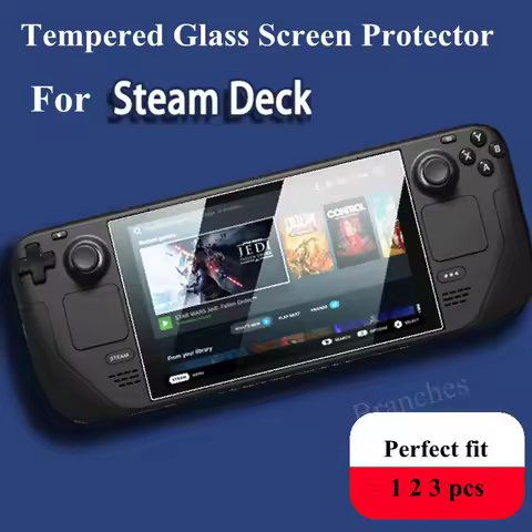 HD Tempered Glass For Steam Deck Screen Protector Protective Film 2022 SD Console 1 2 3 pcs