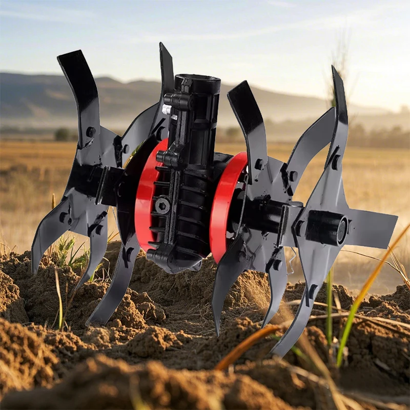 

Deep-Tillage Lawn Mower Grass Trimmer Furrowing Hoeing Wheel Accessory for Lawn Care And Garden Maintenance Loosening Wheel