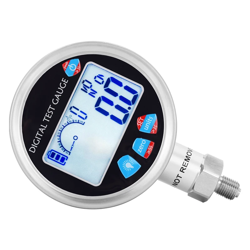 Medidor de alta pressão 400bar 600bar m20 * 1.5 display lcd medidor de pressão de barra digital 300bar 4bar medidor de pressão hidráulica