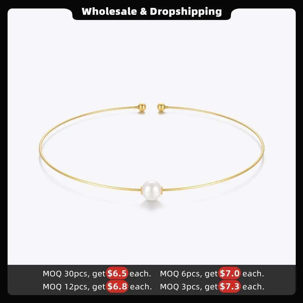 ENFASHION Kpop Pearl Choker Necklace For Women Gold Color Vintage Necklaces Collier Birthday Gift 2021 Fashion Jewelry P213262