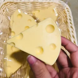 Juguete de ventilación de descompresión de pellizco de rebote lento de queso pegajoso