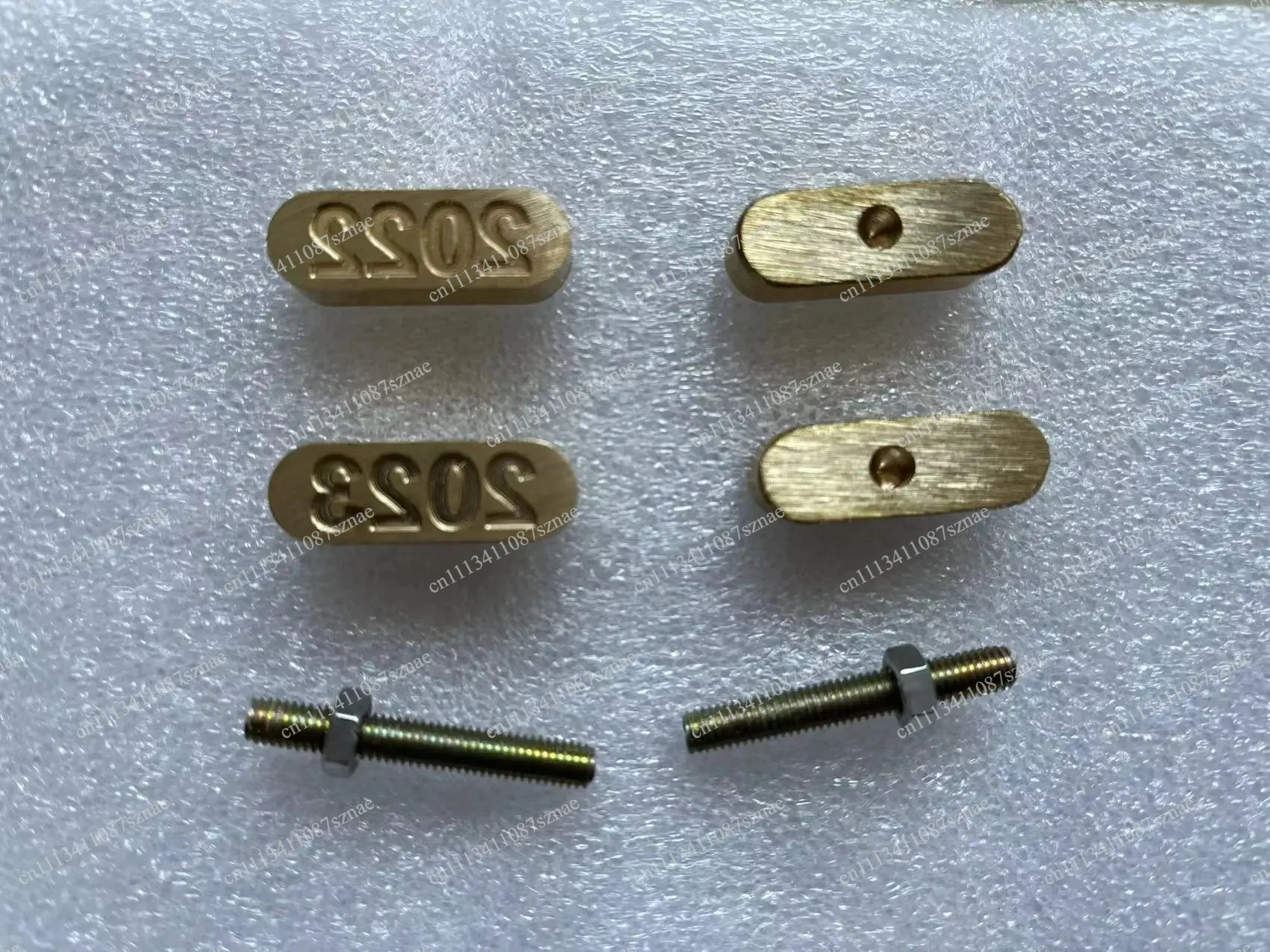 Brass Mould Stamp for Tire Date Change, Customized 1124 1225 3924 1023 1021 Character, Hot Foil Tire Marking and Engraving