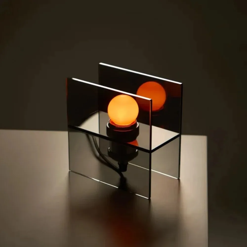High-end Desktop Luminous Ornaments Light Luxury Creative Sunrise Atmosphere Ornaments Home Decoration Room Accessories Gift