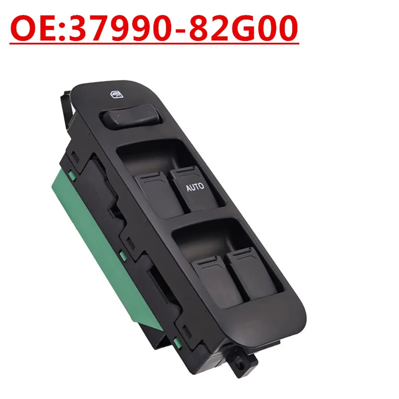 Master Power Window Control Switch 37990-82G00/82G10/82G20/82G30/82G40 37990-82G00-P4Z For Suzuki Swift Alto Ignis 2005-2010 RHD