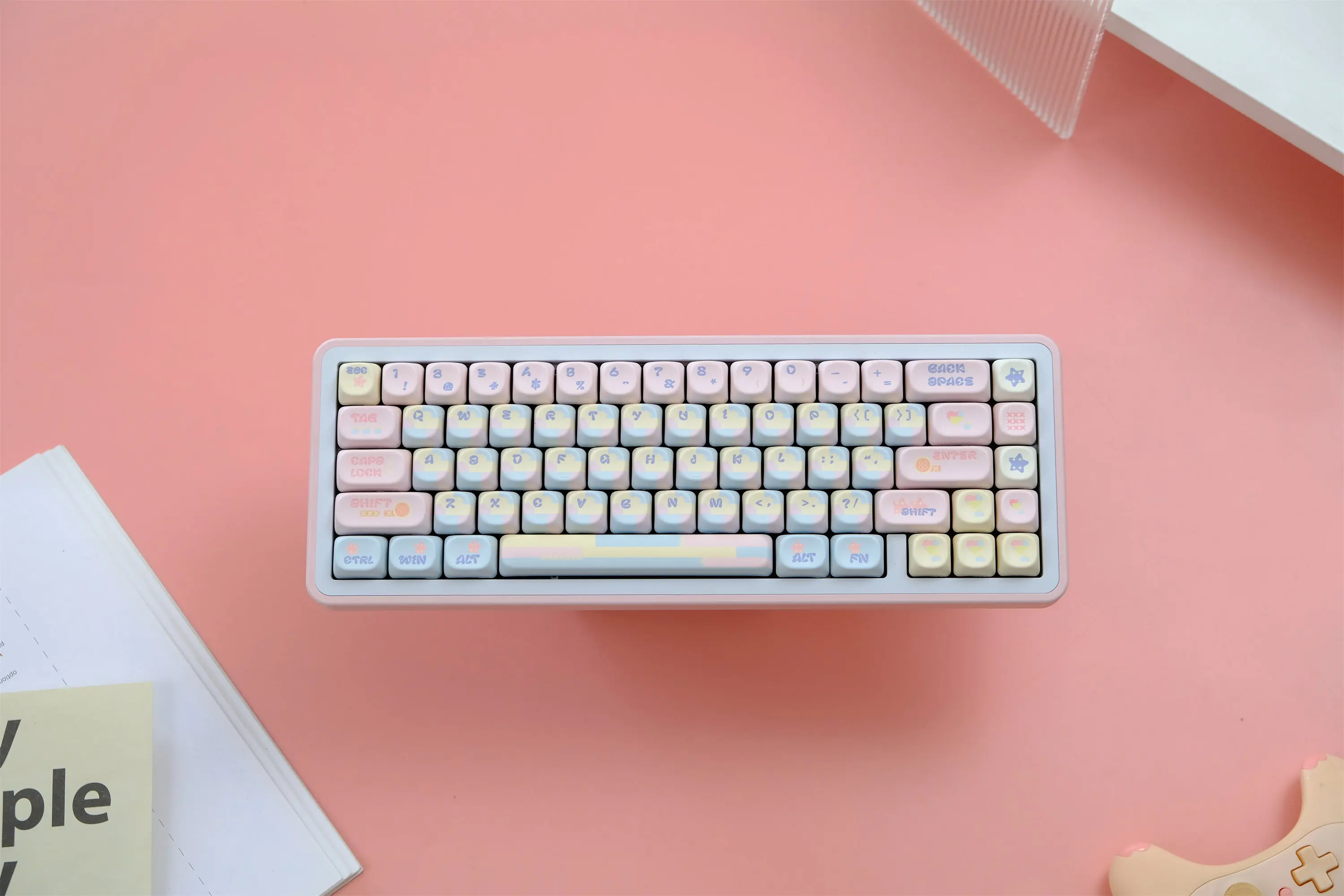 Patchwork Toffee Keycaps 126 Key PBT Material MOA Profile DYE-SUB Personalized For MX Switch Wooting Mechanical Keyboard Keycaps