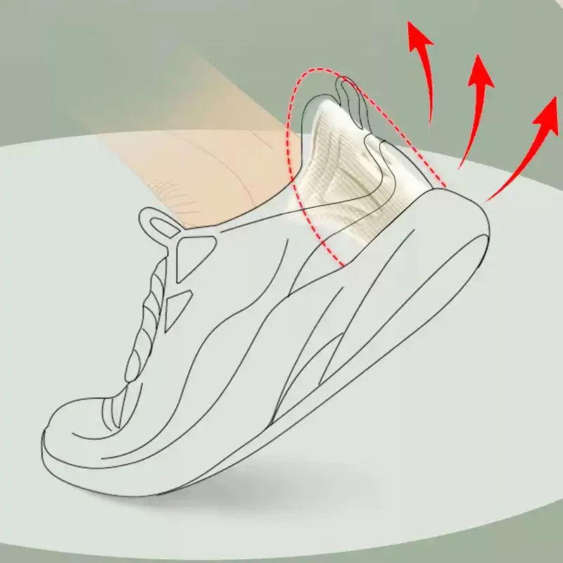 1Pair Self Adhesive Heel Pads Adjustable Size Shoe Heel Stickers Anti-Blister Foot Care Inserts Shoe Size Reducer Cushion Patche