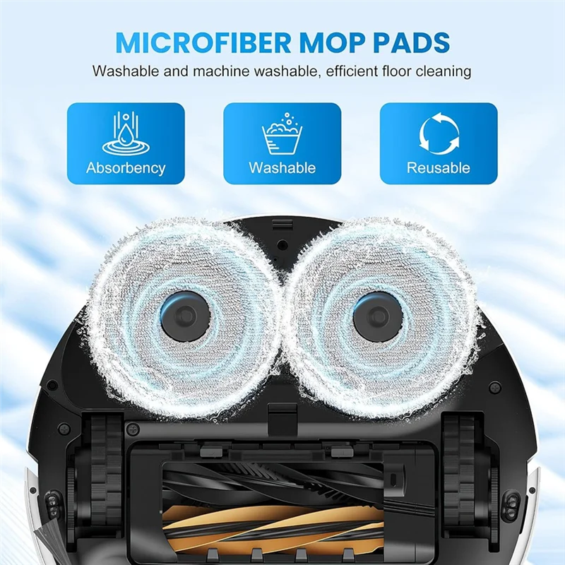 ABVI-piezas de accesorios para Robot aspirador Dreame X50 Ultra, cepillos laterales principales, filtro Hepa, paño de mopa, bolsas de polvo