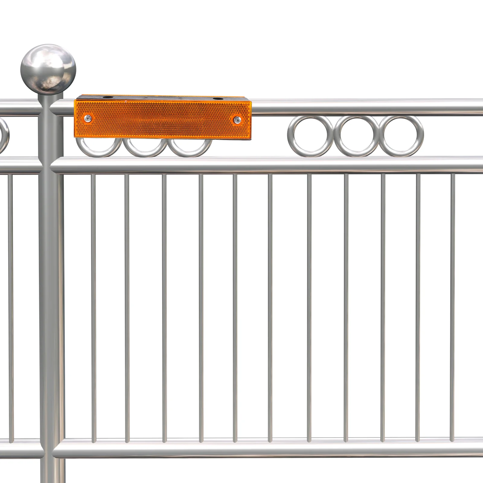 6 PCS Tunnel Wall Reflective Mark High Visibility Road Signs Markers The Rectangle Safety Khaki Outdoor Pavement Marking