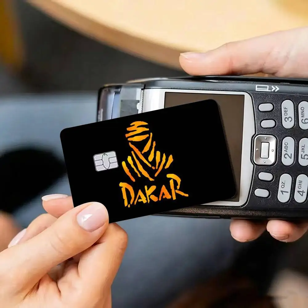 Racer Rally-Dakar Logo  Credit Card HD Stickers Small Chip Waterproof Sticker Game Card Decal Gift view 4