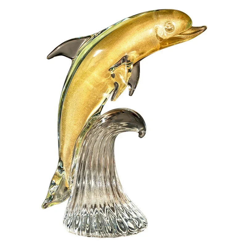 Crystal glass high-value home decoration ornament pure handmade light luxury ornament
