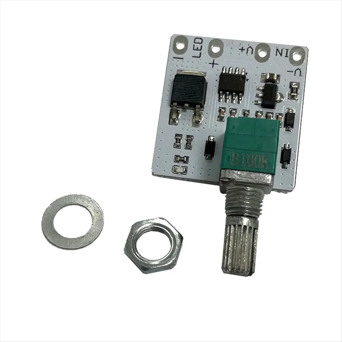 AT42 LED Constant Voltage Dimmer Board Control Module Table Lamp Stepless Knob Potentiometer Live Fill Light Dimmer Module,B