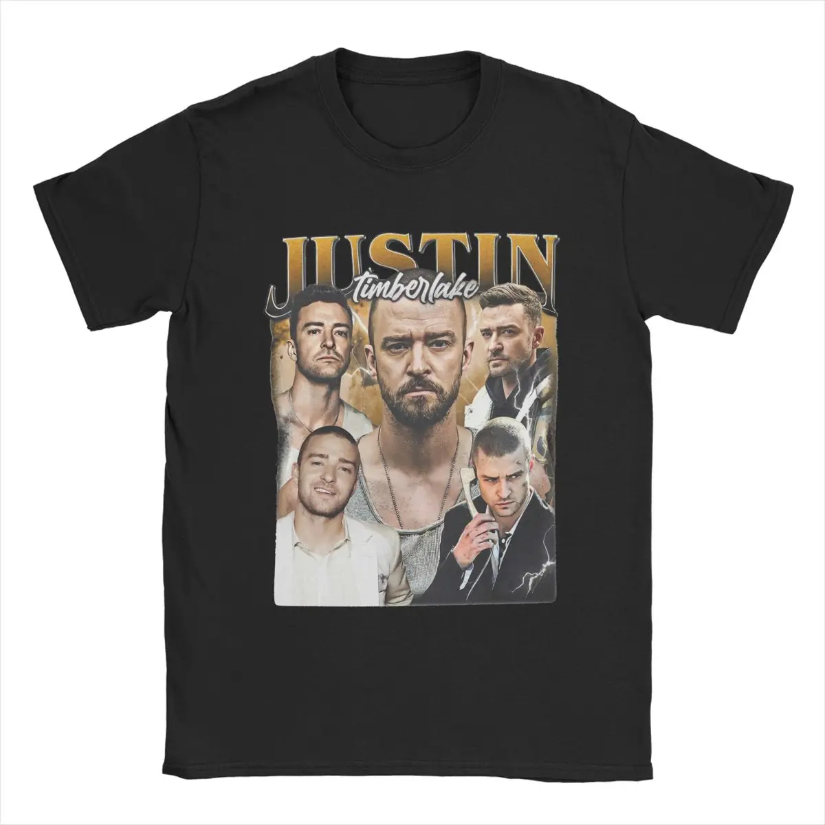 Crazy Vintage Justin Timberlake Bootleg T Shirt Men Women's Cotton Cool Singer Tour Tees Shirt Party Clothes