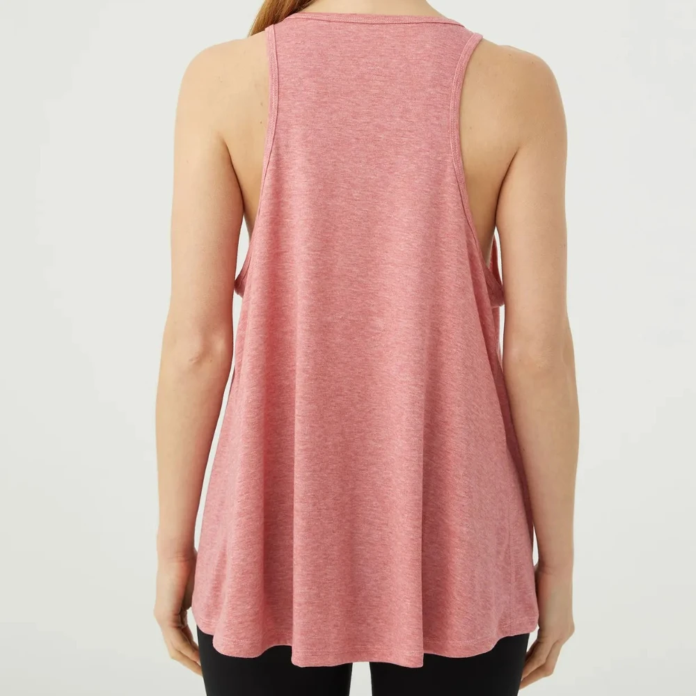 WANAYOU Sexy loose yoga shirt women's sleeveless sports vest quick drying gym running shirt breathable exercise top