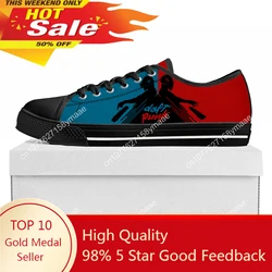 Daft Punk Band Low Top Sneakers Womens Mens Teenager High Quality Sneaker Canvas Casual Custom Made Shoes Customize Shoe Black