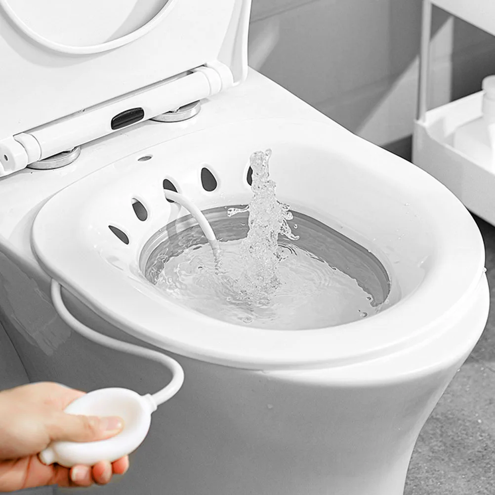 

1Pcs Squat-Free Foldable Pregnant Bidet Plastic Toilet Wash Basin Practical Postpartum Care Women Buttocks Washing Basin