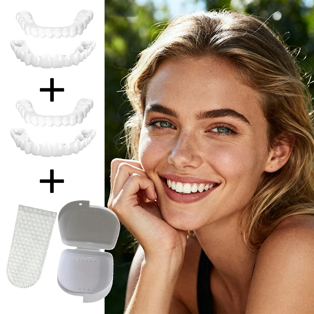 

Curve Fitting Teeth Veneers, Reusable Temporary Cover, Ergonomic radian fits most oral structures H2931