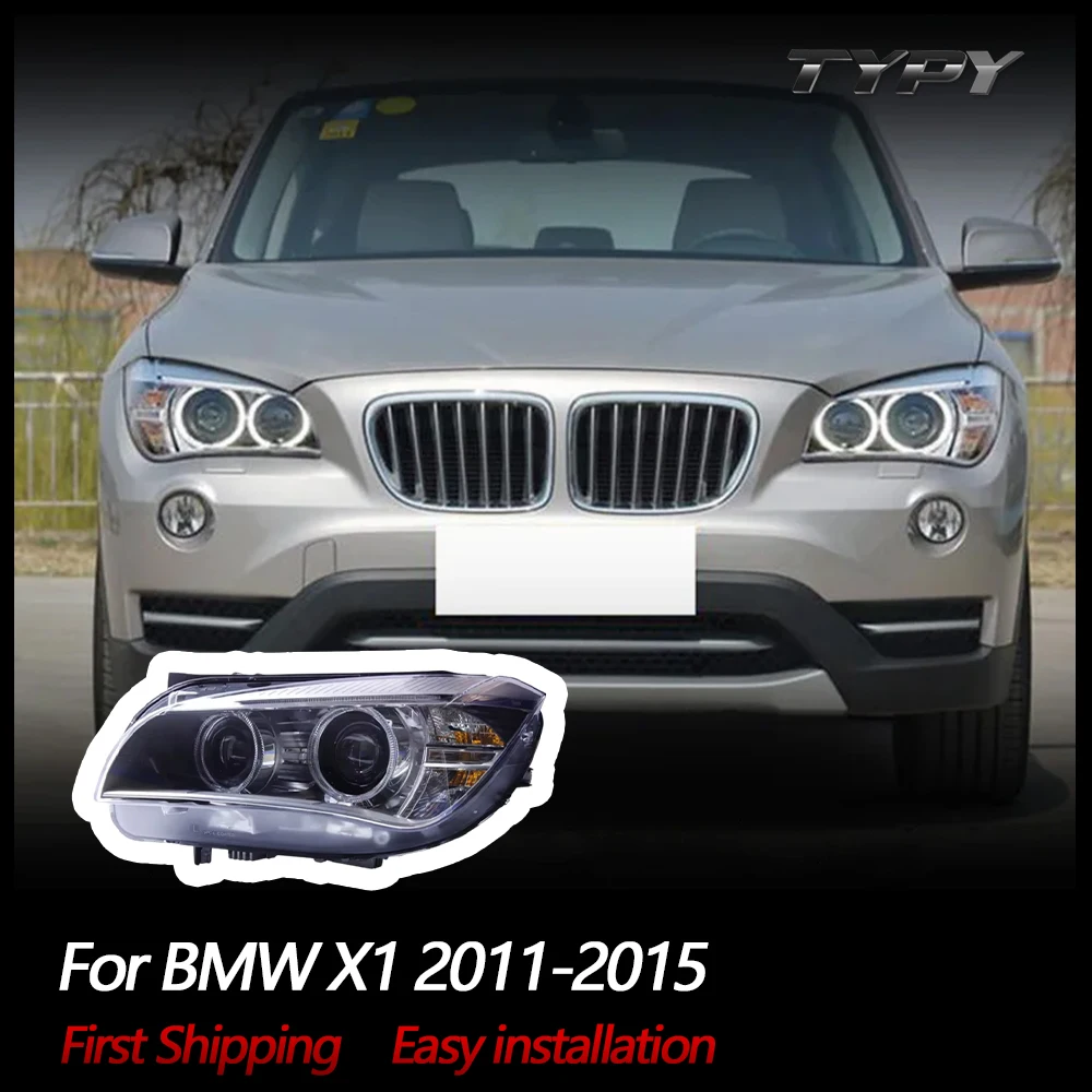 

Car Headlamp Headlights Modified Xenon Head Lamp Head Light LED DRL Daytime Running Lights For BMW X1 2011-2015
