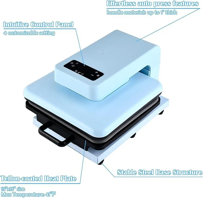 Auto2 Heat Press Machine - Digit 120V,Your Smartest Solution of Heat Transferring.For DTF,HTV,Sublimation