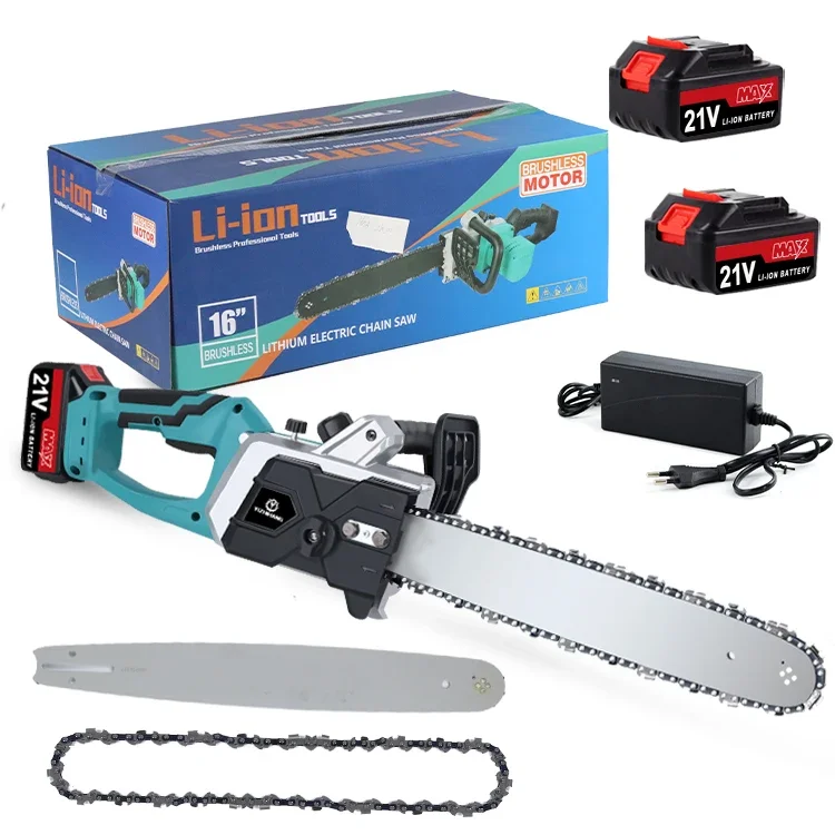 16inch 1800W Electric Chain saw for Garden Pruning wood cutting machine Professional Cordless Electric chainsaw