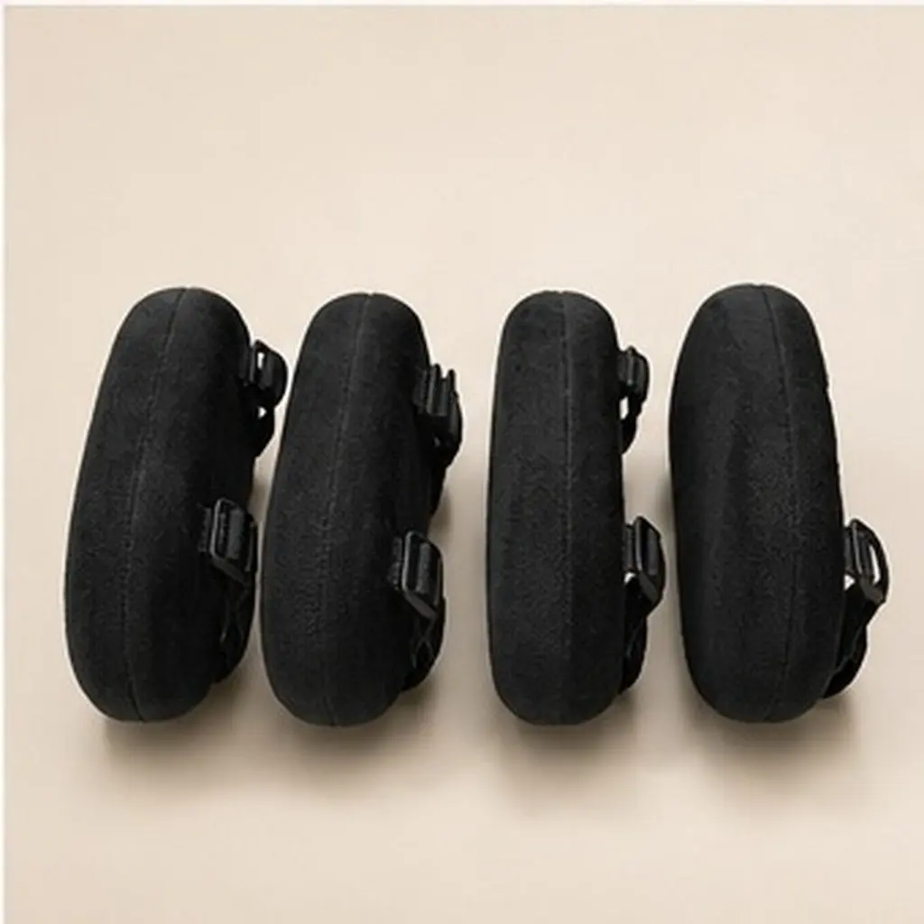 4Pcs Office Chair Armrest Pads Adjustable Ergonomic Arm Cushion Height Increasing Washable Non Slip Armrest Covers for Desk