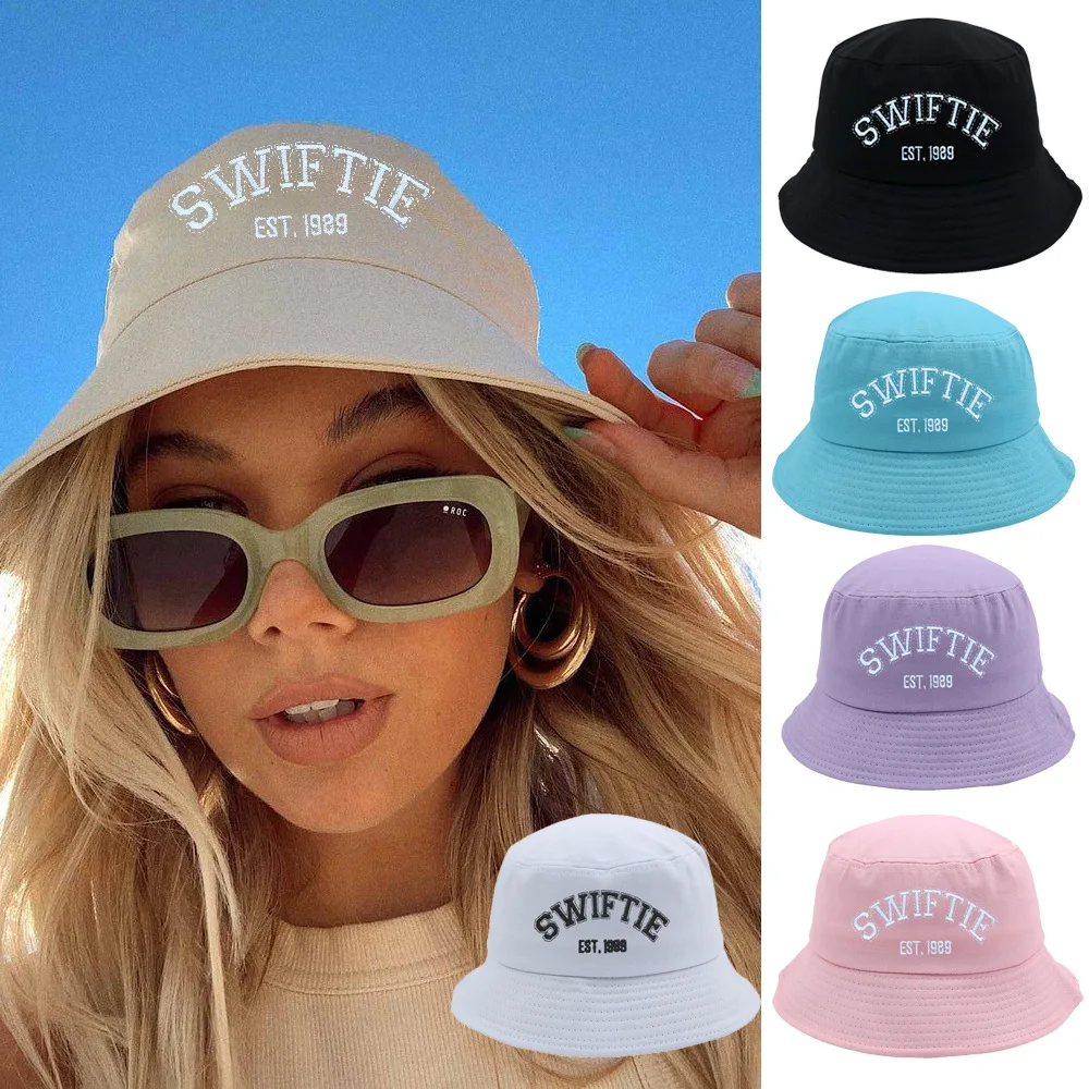 Custom Breathable Tay Swiftie Hat Eras Tour 1989 Hat Sunshade Barrel Hat