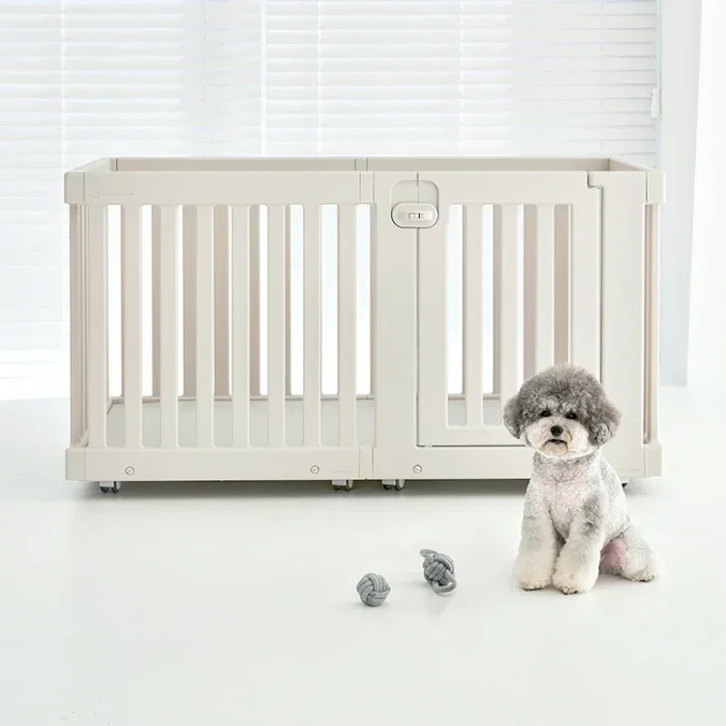 Dedicated Dog Crate Pet Fence Indoor Villa Movable Small and Medium-Sized Dogs Kennel Bed  Splash Sprinkler Pad  Dog Beds