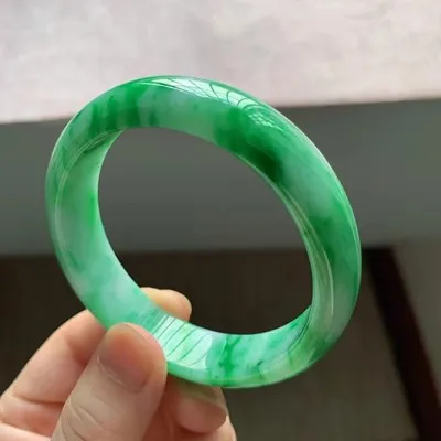 

Natural Myanmar Jade Jade 54mm-62mm bracelet Princess jewelry bracelet send mom send girlfriend gift