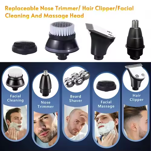 Replaceable Electric Shaver Head And Nose Trimmer Hair Clipper Head Spare 3D 4D 5D 6D 7D 8D 9D Floating Cutter Razor Beard Head - Image 5