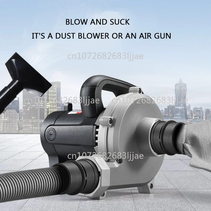 High-power Vacuum Cleaner Industrial Construction Dust Collector Wall Planer Grinder Cloth Bag Blowing Woodworking Removal