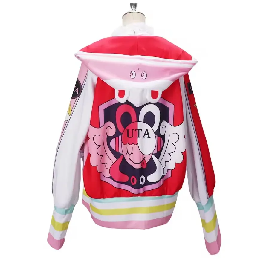 Anime Cosplay Film Red Uta Cosplay Costume Coat Hoodie Dress Halloween Christmas Costumes view 4