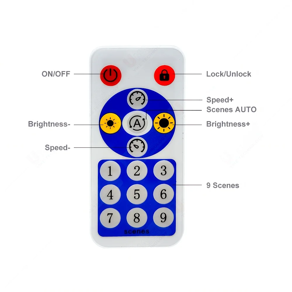 DC5-24V SP601E Double Signal Led Controller Bluetooth APP Control IR Remote For 3Pin Individually Addressable Strip Panel Ring