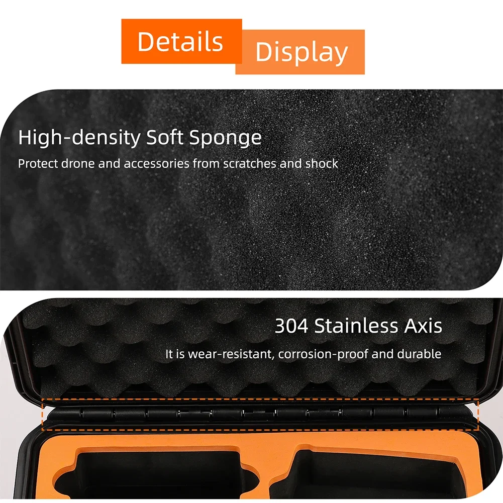 

Дорожный чехол, водонепроницаемый чемодан, противоударный чехол для DJI Flip Drone RC 2/RC-N3 и батарей