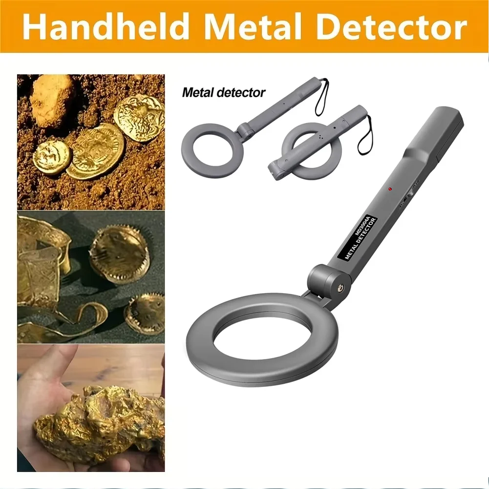 Metal Detector Underground Treasure Finders Handheld Jewelry Digger Treasure Search Finders Waterproof Treasure Digger Tool