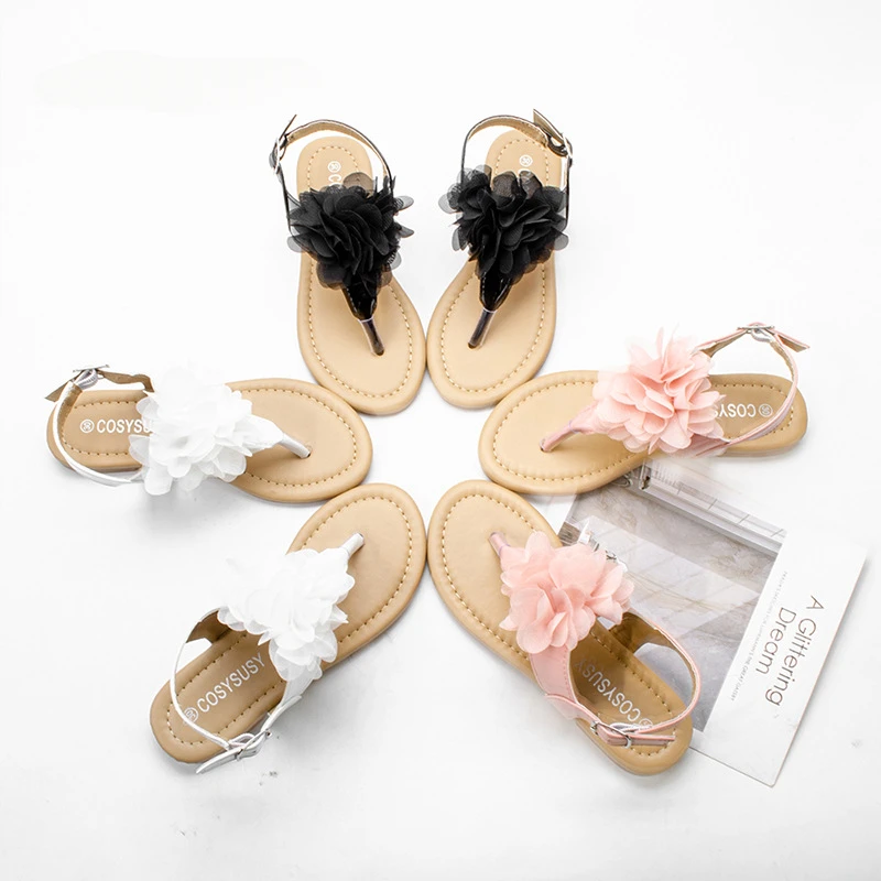 Girl Sandal 2023Summer New Fashion Clip Toe Girl Shoe Cool Princess Shoe Casual Versatile Child Sandal Beach Shoe Kid Shoe サンダル