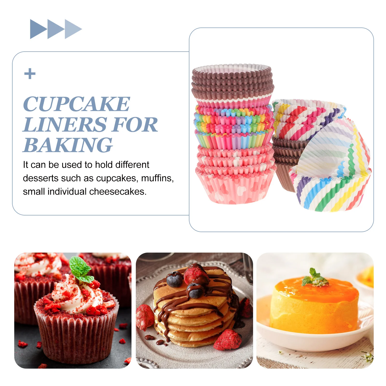 

500pcs Baking Molds Muffin Cup Greaseproof Non-Stick Cupcake Liners For Dessert Wedding Party Baking Cups Cake Tools Kitchen Bar