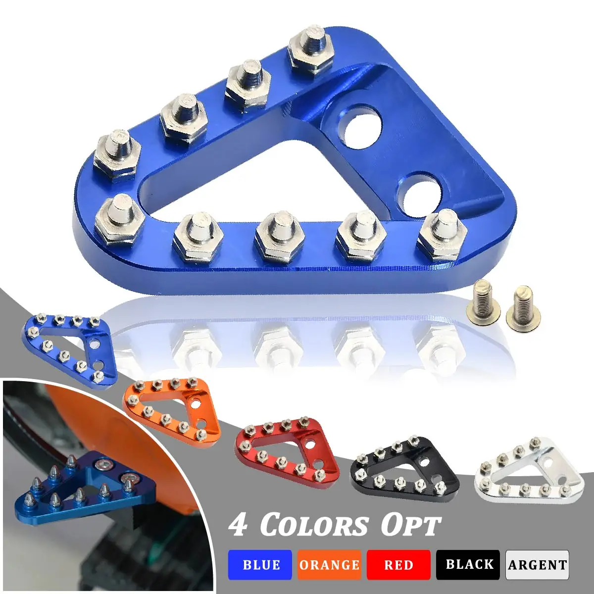 

Motorcycle Accessories CNC Rear Brake Pedal Step Tip Plate For KTM SX SXF EXC EXCF XCW XCFW XC XCF 250 300 350 2017-2023