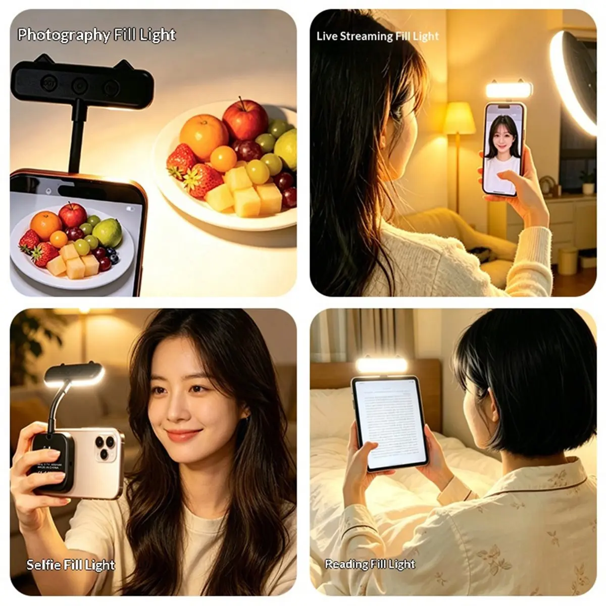 [runing]-luz-magnetica-para-leitura-xteink-x4-x3-flexivel-com-5-niveis-de-luz-ajustavel-para-selfie-modelo-a