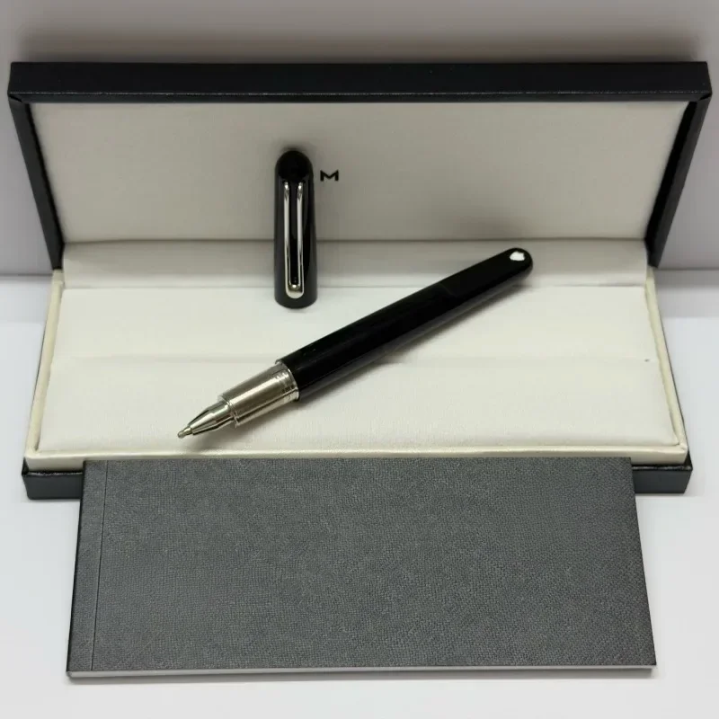 M 26SS New Classic Business Metal Rollerball Pen, Matte & Gloss Solid Color Grid Texture Luxury Office Signature Writing Pen