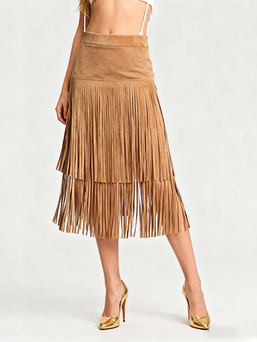 2025年秋のヨーロッパとアメリカのスタイルの女性向けデザインハーフスカート、新しいファッショナブルで高級なロングスカート