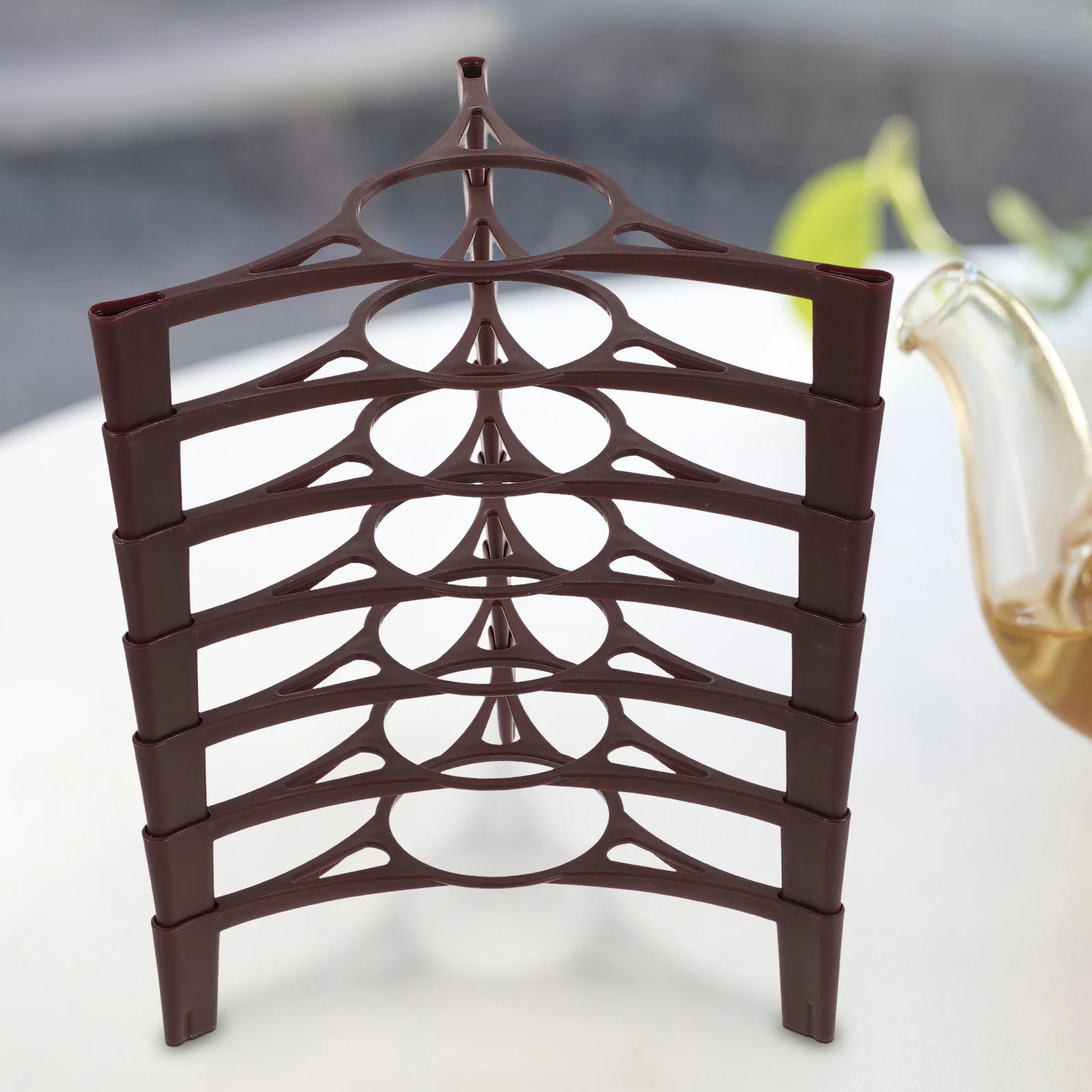 Cake Stand Stabiele Pu'Er Display Houder Plastic Baksteen Rek Thee Baksteen Display Rack Voor Keuken Thee Kamer Decor
