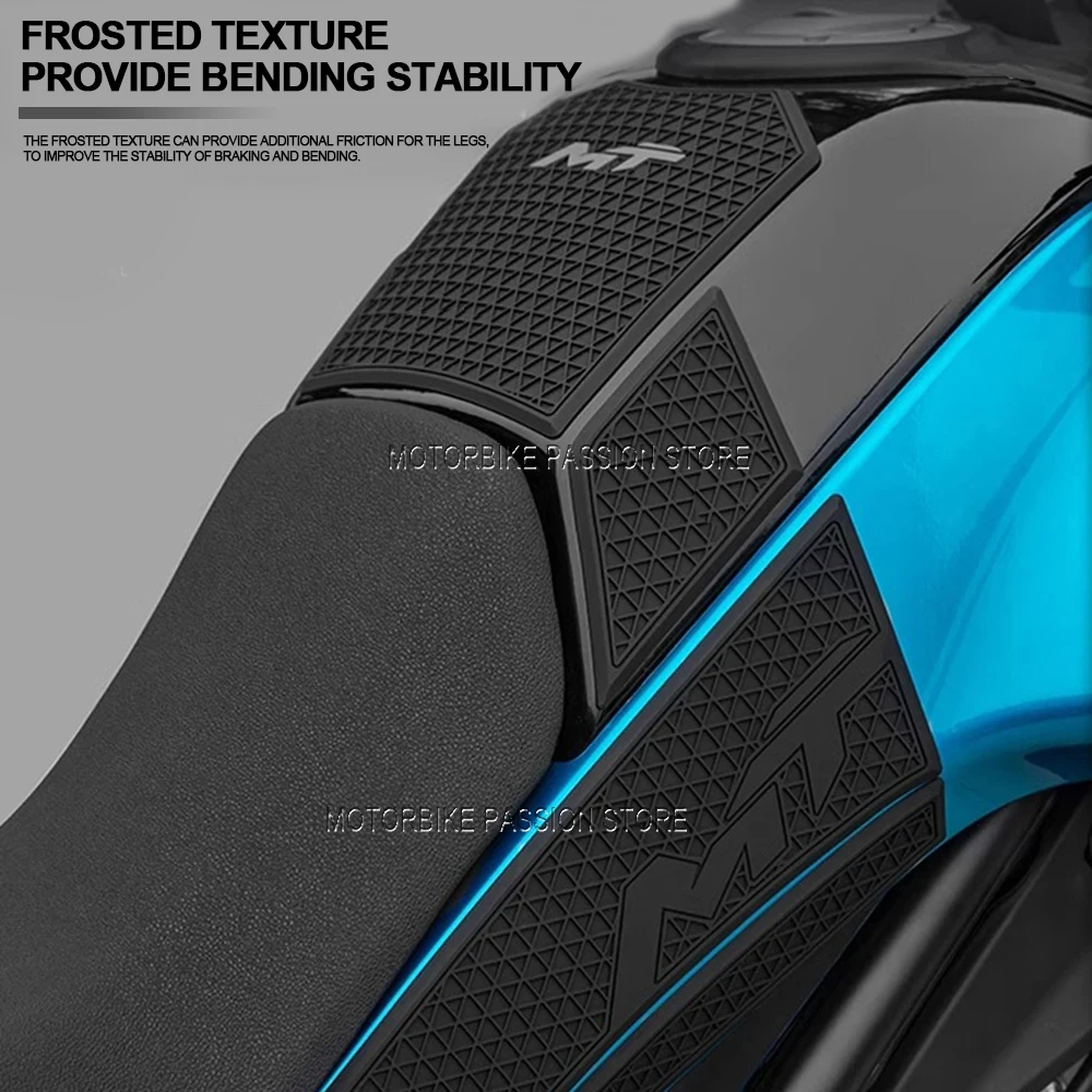 Motorcycle Accessories Stickers Anti Slip Fuel Tank Pad Knee Grip Decal For CFMOTO 450MT 450 MT Rubber Gas Tank Decoration Kits