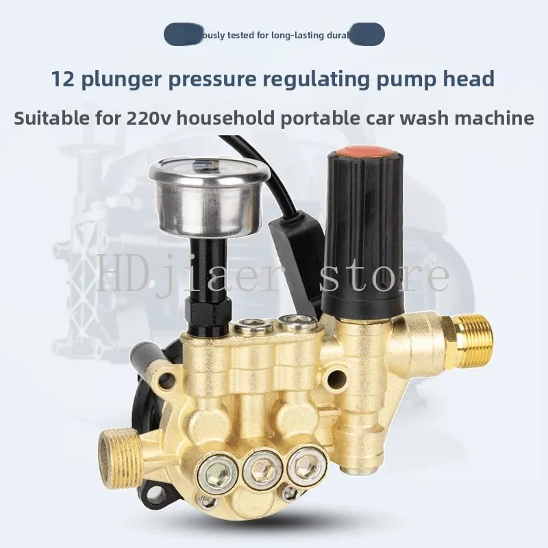 

Home Use Car Washer Pump Head Assembly - High-Pressure Water Gun Pump, Jienuo High-Pressure Pump & Complete Accessories