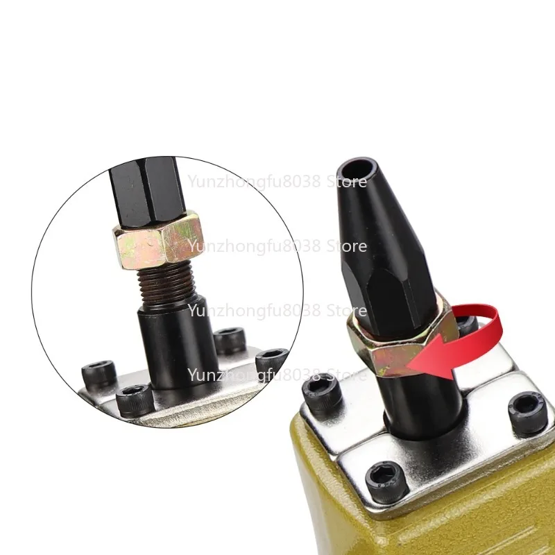 3.0-6.5mm 3.0-7.5mm Adjustable Pneumatic Air Punch Gun For Iron Plate Pierce Machine