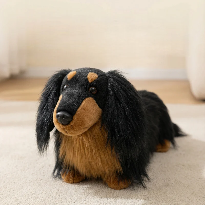 New Long Dog Plush Toy High-Quality Dachshund Dog Doll Soft Simulation Puppy Stuffed Pet Toy Home Decor Gift Model Ornament - view 2
